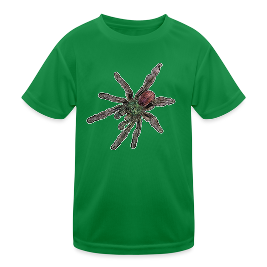 Kinder Funktions-T-Shirt Caribena versicolor - Kelly Green