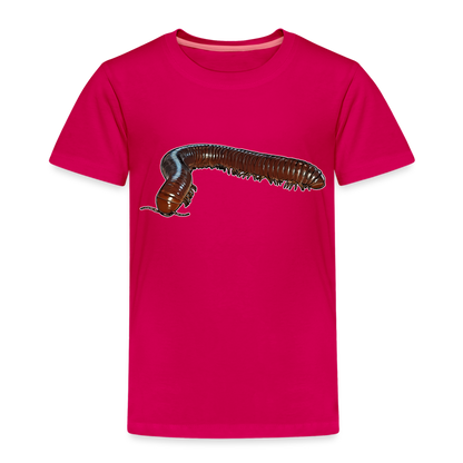 Kinder Basic T-Shirt Ophistreptus guineensis - dunkles Pink