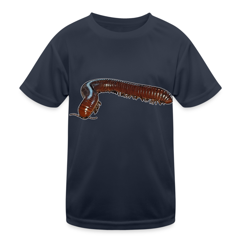 Kinder Funktions-T-Shirt Ophistreptus guineensis - Navy