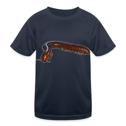 Kinder Funktions-T-Shirt Ophistreptus guineensis - Navy