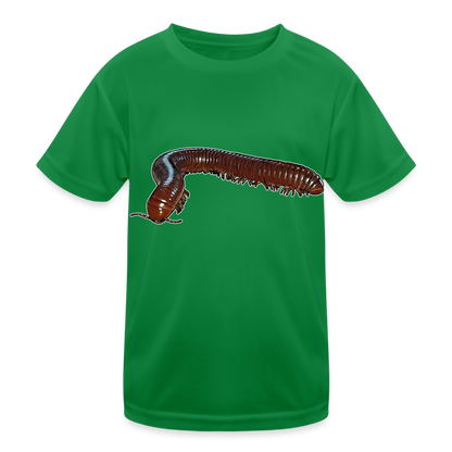 Kinder Funktions-T-Shirt Ophistreptus guineensis - Kelly Green