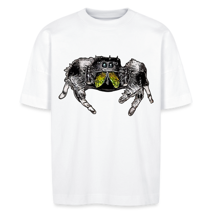 Unisex Stanley & Stella Oversize Bio-T-Shirt Phidippus regius Rastafari male - weiß
