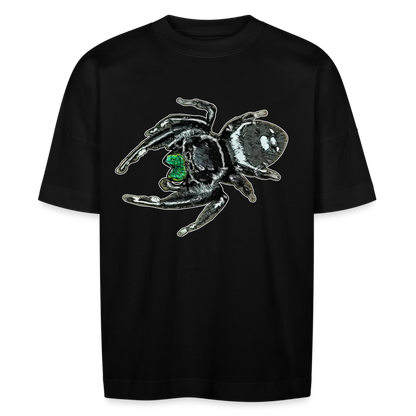 Unisex Stanley & Stella Oversize Bio-T-Shirt Phidippus regius White Bahamas male - Schwarz