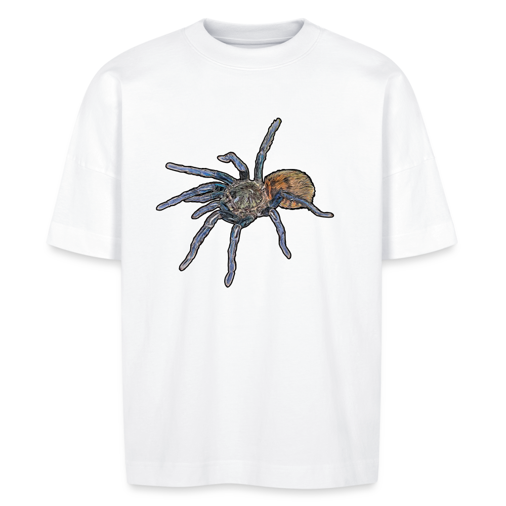 Unisex Stanley & Stella Oversize Bio-T-Shirt Chromatopelma cyaneopubescens - weiß