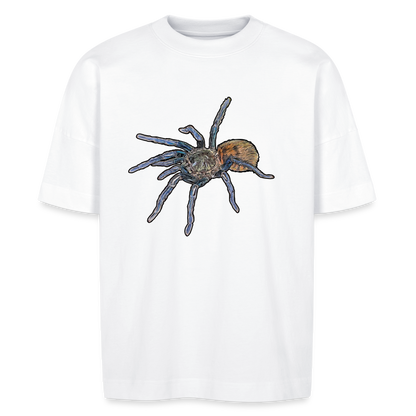 Unisex Stanley & Stella Oversize Bio-T-Shirt Chromatopelma cyaneopubescens - weiß