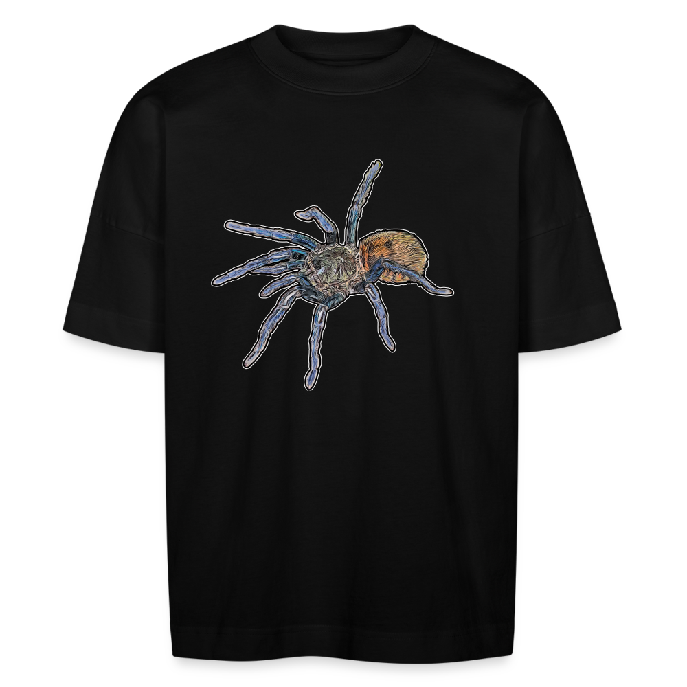 Unisex Stanley & Stella Oversize Bio-T-Shirt Chromatopelma cyaneopubescens - Schwarz