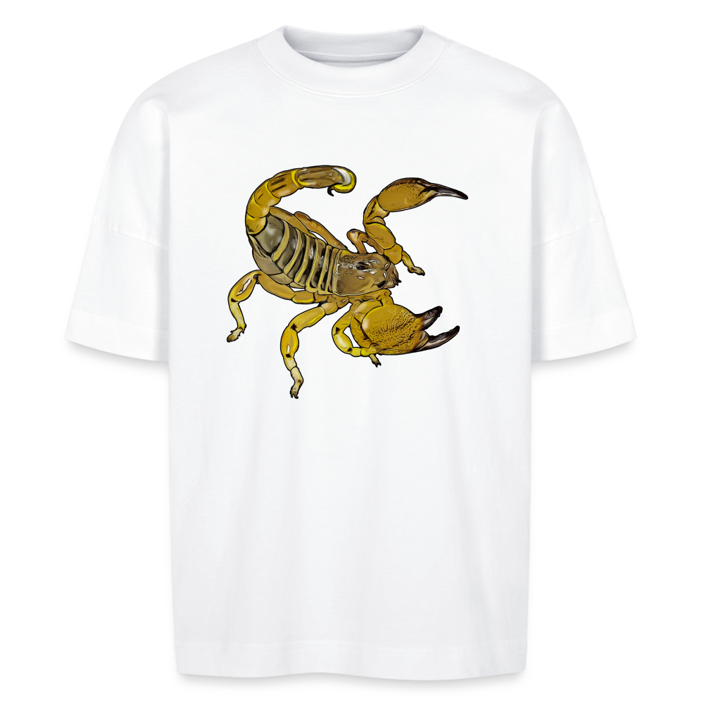 Unisex Stanley & Stella Oversize Bio-T-Shirt Scorpio maurus palmatus - weiß