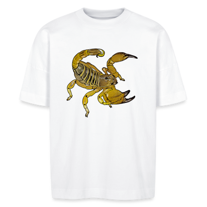 Unisex Stanley & Stella Oversize Bio-T-Shirt Scorpio maurus palmatus - weiß