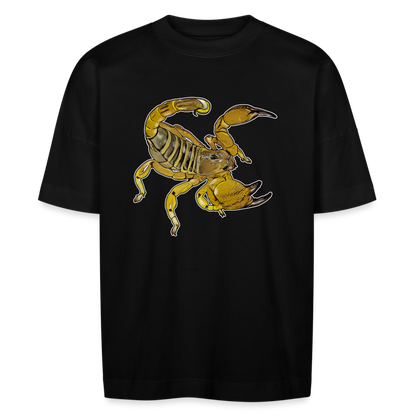 Unisex Stanley & Stella Oversize Bio-T-Shirt Scorpio maurus palmatus - Schwarz