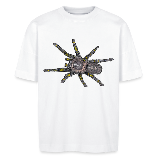 Unisex Stanley & Stella Oversize Bio-T-Shirt Grammostola pulchripes - weiß