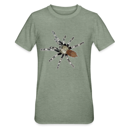 Unisex T-Shirt Nhandu chromatus - Militärgrün meliert
