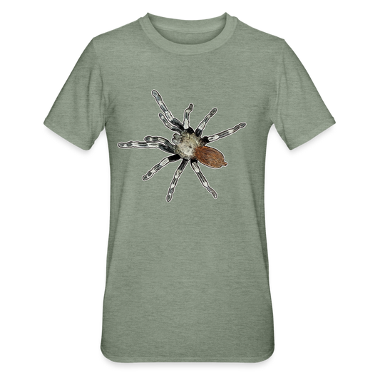 Unisex T-Shirt Nhandu chromatus - Militärgrün meliert