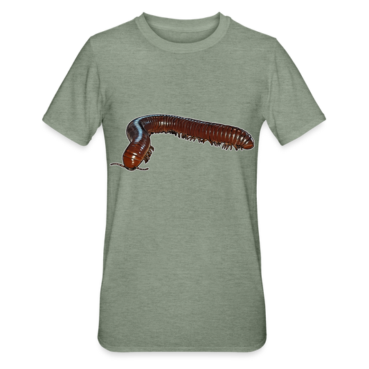 Unisex T-Shirt Ophistreptus guineensis - Militärgrün meliert