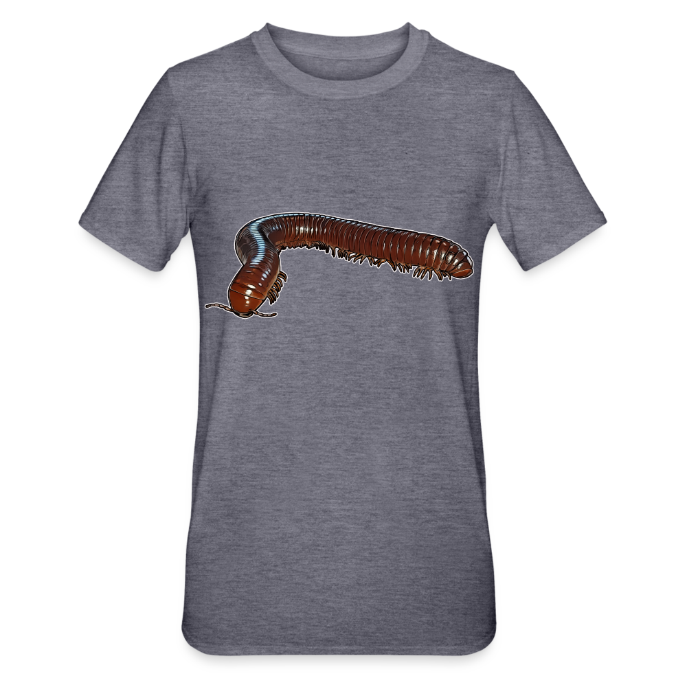 Unisex T-Shirt Ophistreptus guineensis - Navy meliert