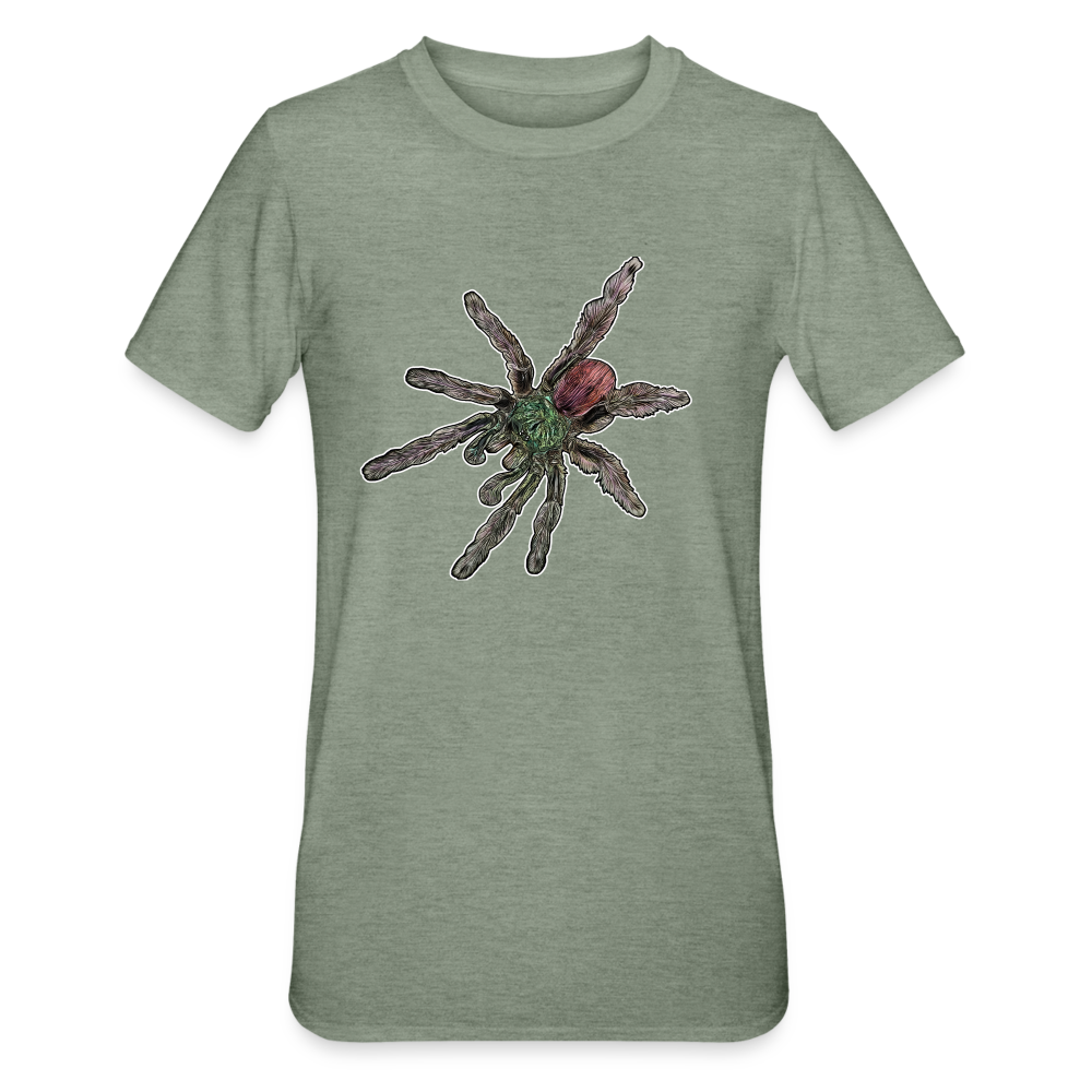 Unisex T-Shirt Caribena versicolor - Militärgrün meliert