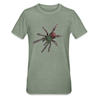 Unisex T-Shirt Caribena versicolor - Militärgrün meliert