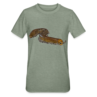 Unisex T-Shirt Telodeinopus aoutii - Militärgrün meliert