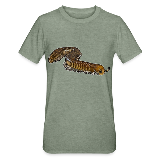 Unisex T-Shirt Telodeinopus aoutii - Militärgrün meliert