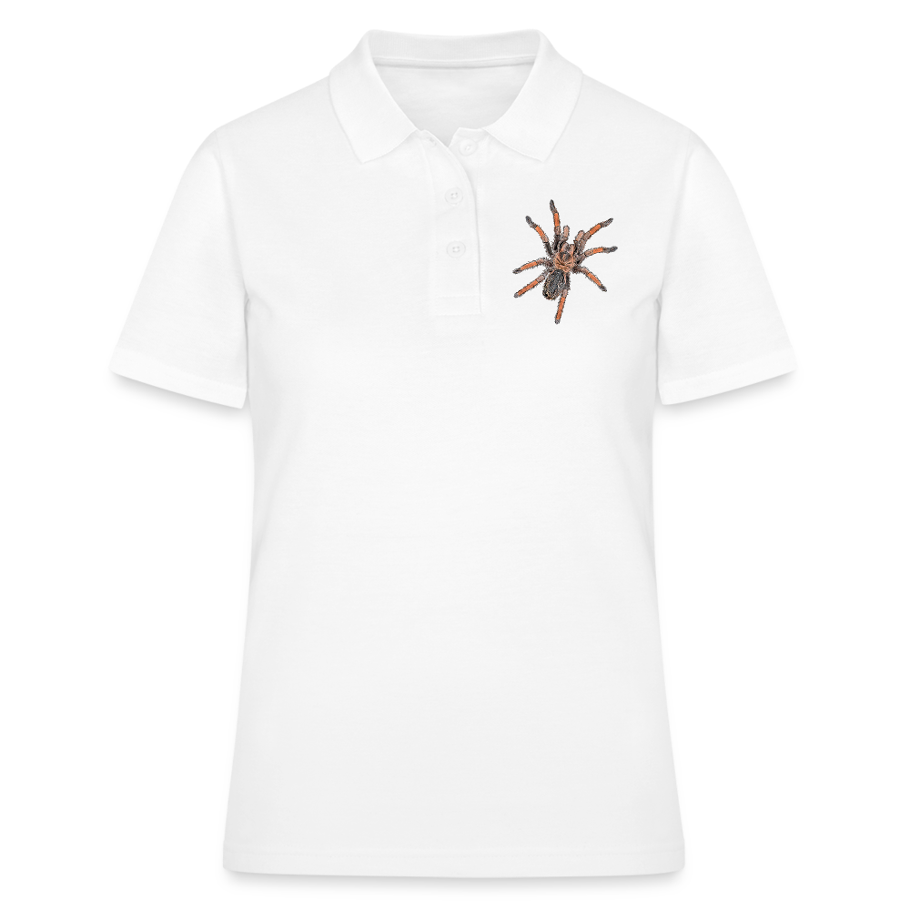 Frauen Polo Shirt Brachypelma emilia - weiß