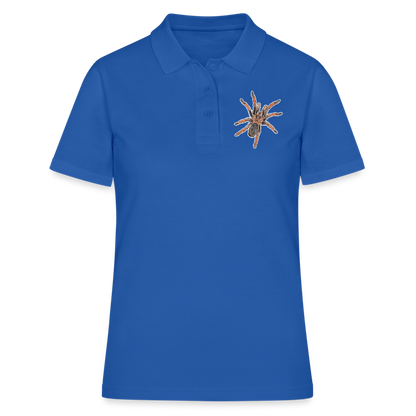 Frauen Polo Shirt Brachypelma emilia - Royalblau
