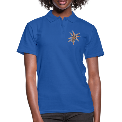 Frauen Polo Shirt Brachypelma emilia - Royalblau