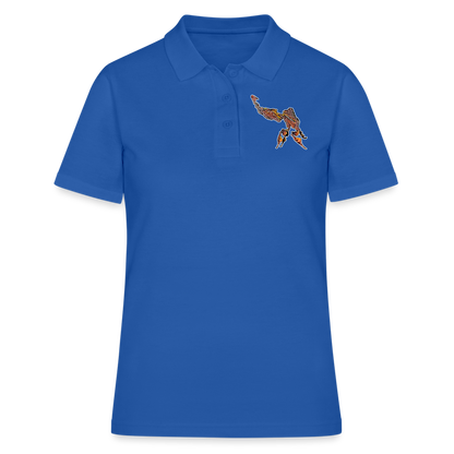 Frauen Polo Shirt Phyllocrania paradoxa male - Royalblau