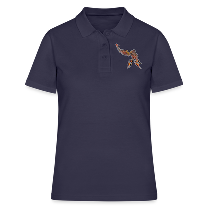 Frauen Polo Shirt Phyllocrania paradoxa male - Navy