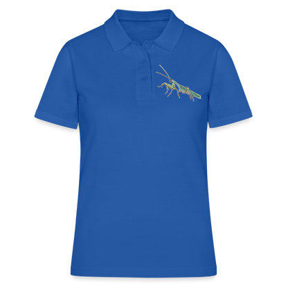 Frauen Polo Shirt Sphodromantis lineola male - Royalblau