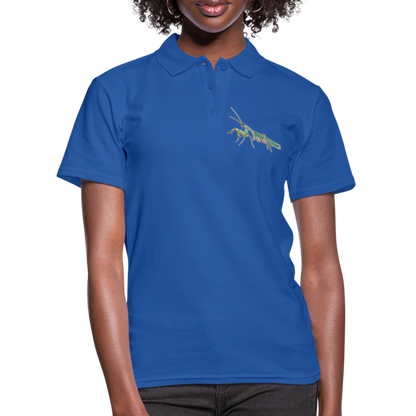 Frauen Polo Shirt Sphodromantis lineola male - Royalblau