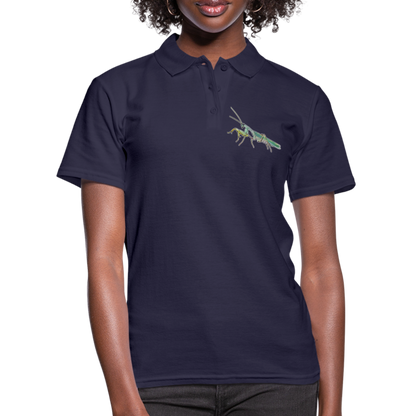Frauen Polo Shirt Sphodromantis lineola male - Navy