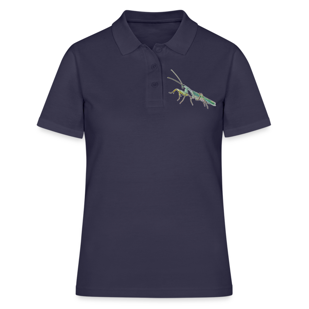 Frauen Polo Shirt Sphodromantis lineola male - Navy