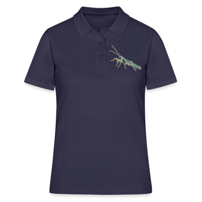 Frauen Polo Shirt Sphodromantis lineola male - Navy