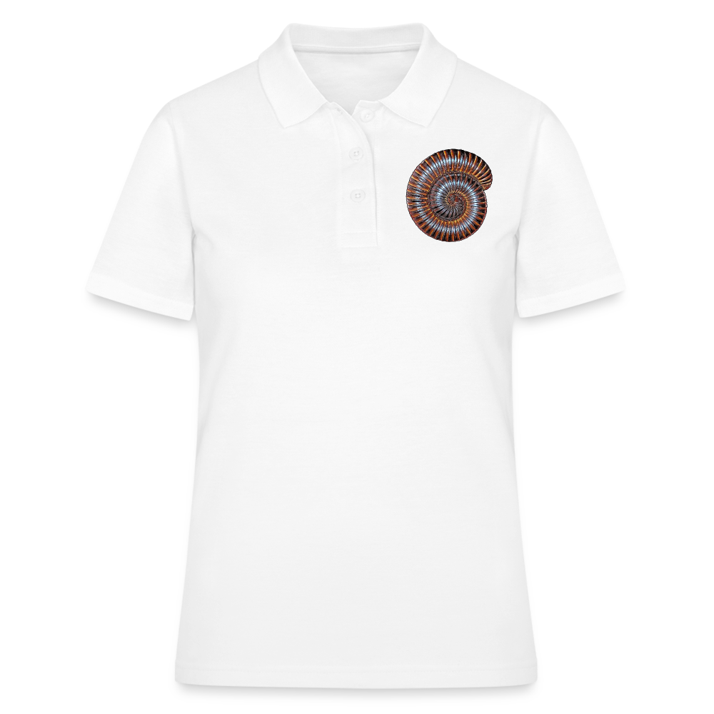 Frauen Polo Shirt Archispirostreptus gigas - weiß