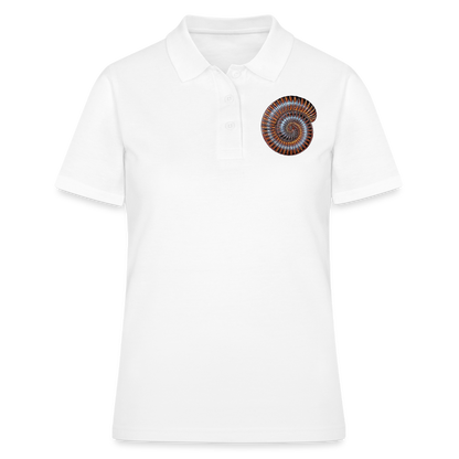 Frauen Polo Shirt Archispirostreptus gigas - weiß