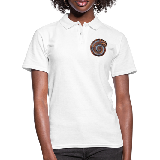 Frauen Polo Shirt Archispirostreptus gigas - weiß