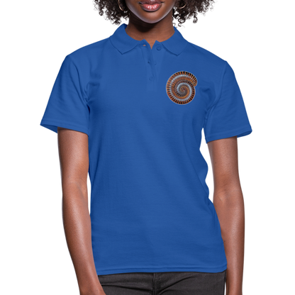 Frauen Polo Shirt Archispirostreptus gigas - Royalblau
