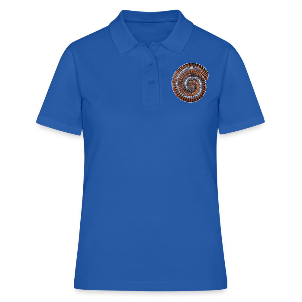 Frauen Polo Shirt Archispirostreptus gigas - Royalblau