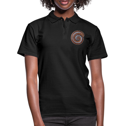 Frauen Polo Shirt Archispirostreptus gigas - Schwarz
