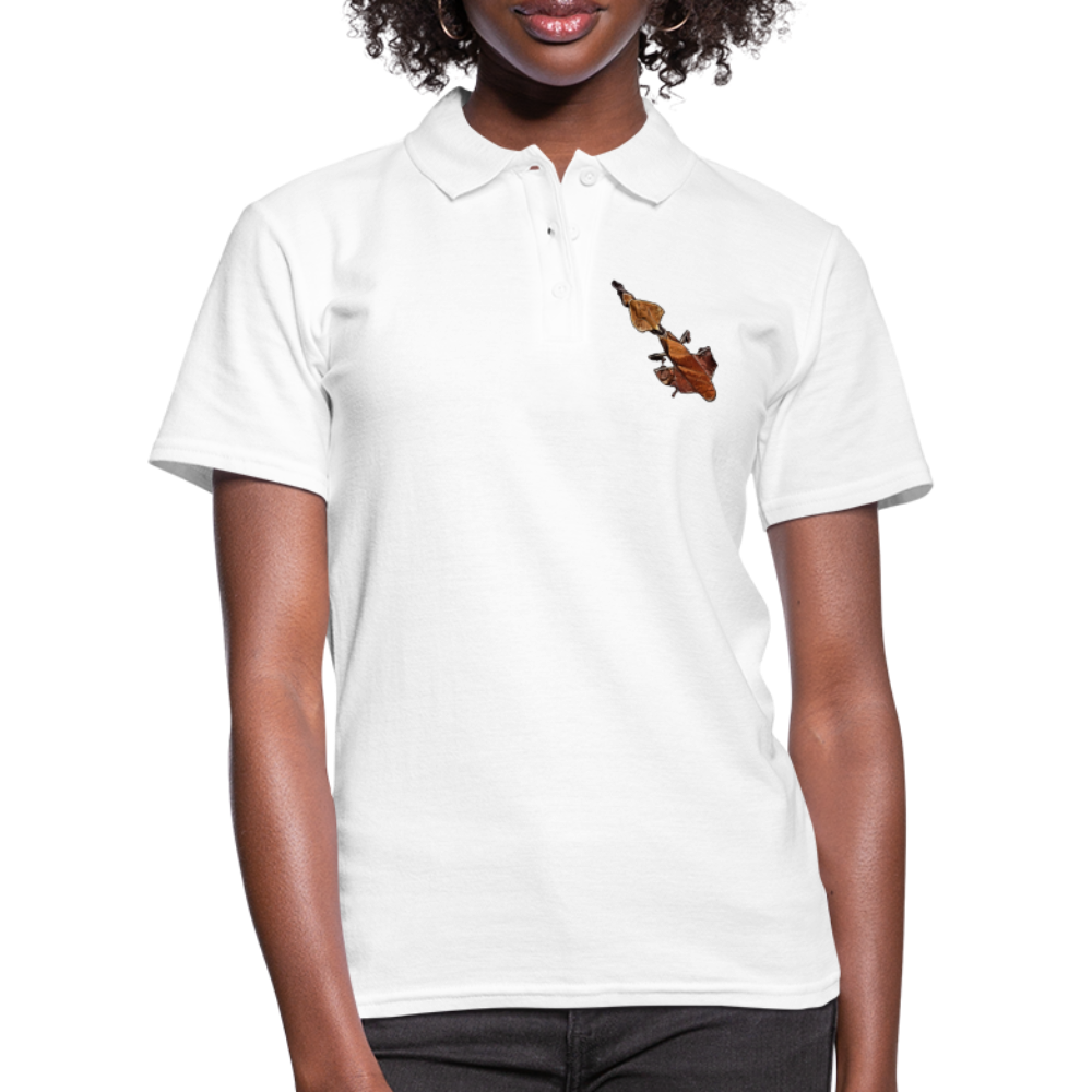Frauen Polo Shirt Phyllocrania paradoxa female - weiß
