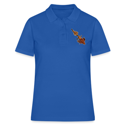 Frauen Polo Shirt Phyllocrania paradoxa female - Royalblau