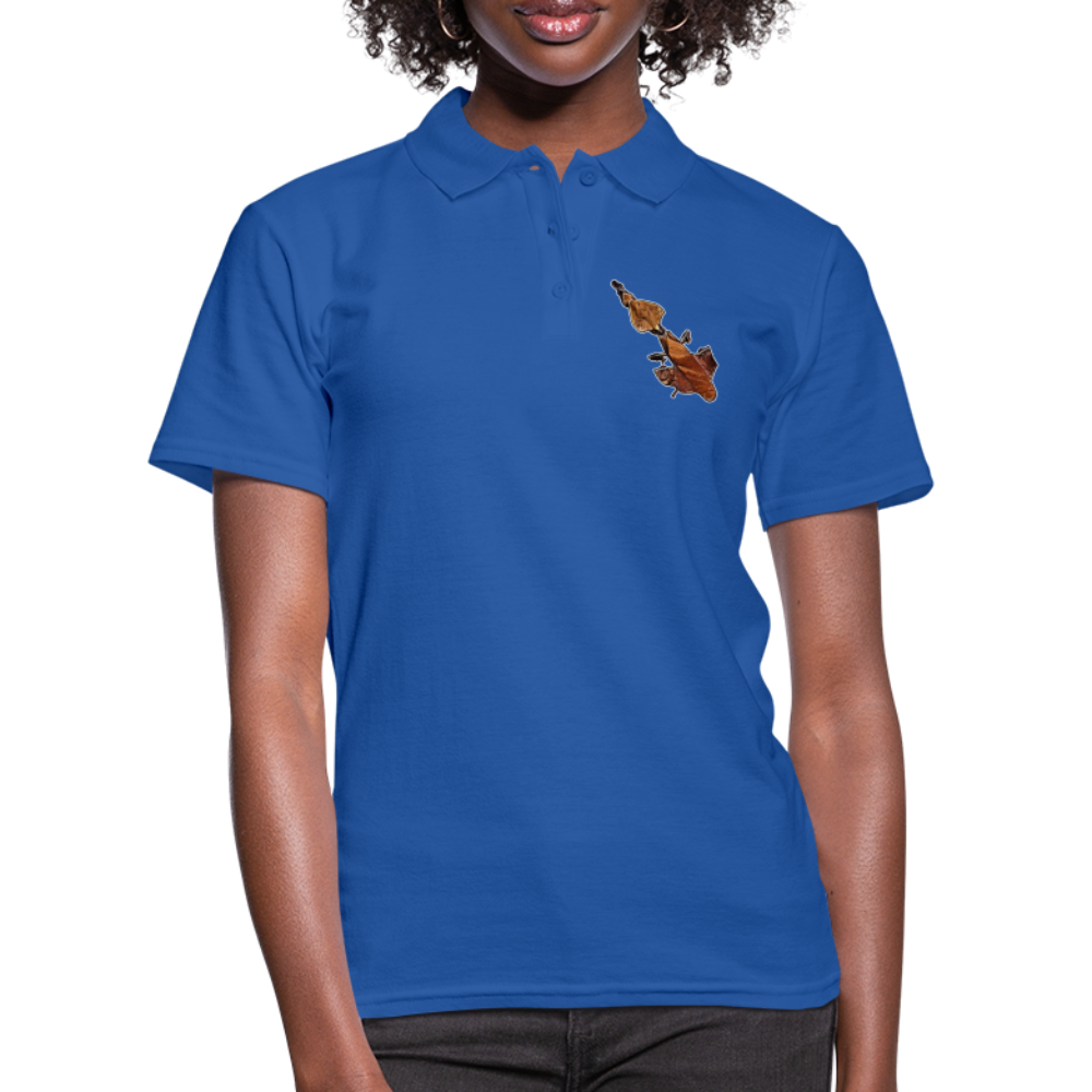 Frauen Polo Shirt Phyllocrania paradoxa female - Royalblau