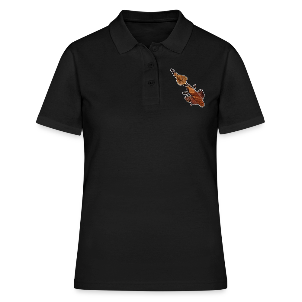 Frauen Polo Shirt Phyllocrania paradoxa female - Schwarz