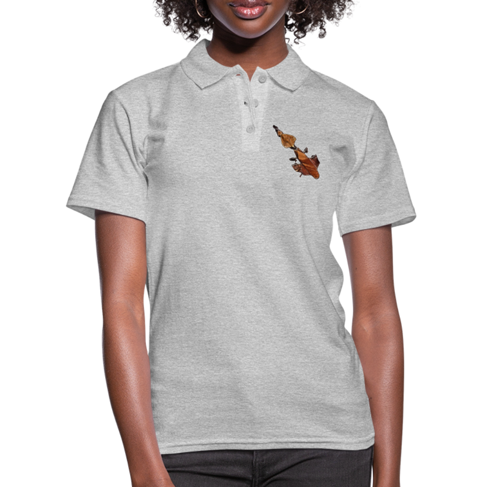 Frauen Polo Shirt Phyllocrania paradoxa female - Grau meliert