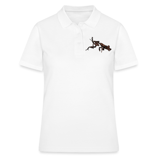 Frauen Polo Shirt Phyllocrania paradoxa female 2 - weiß