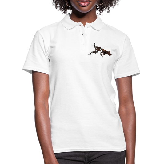 Frauen Polo Shirt Phyllocrania paradoxa female 2 - weiß