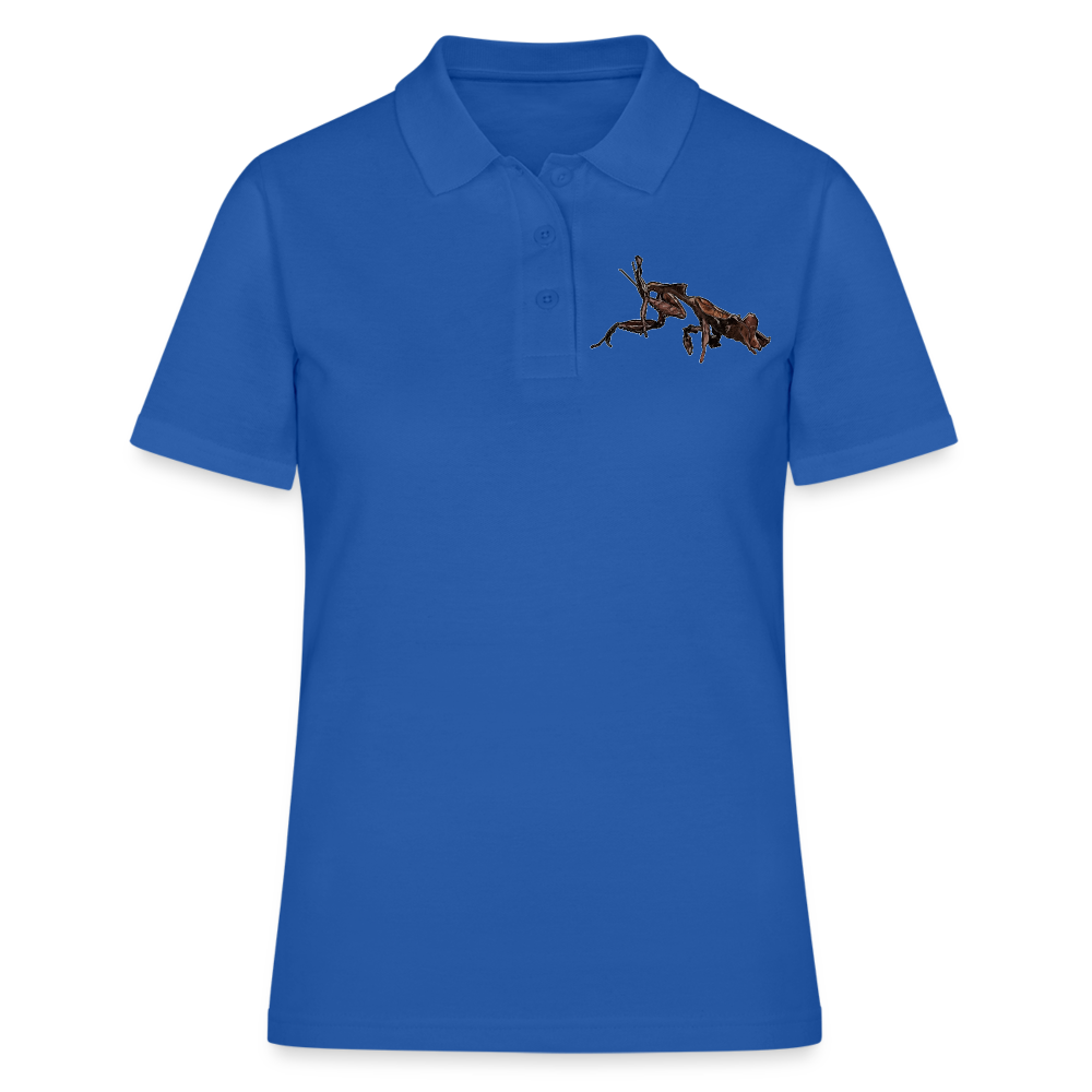 Frauen Polo Shirt Phyllocrania paradoxa female 2 - Royalblau