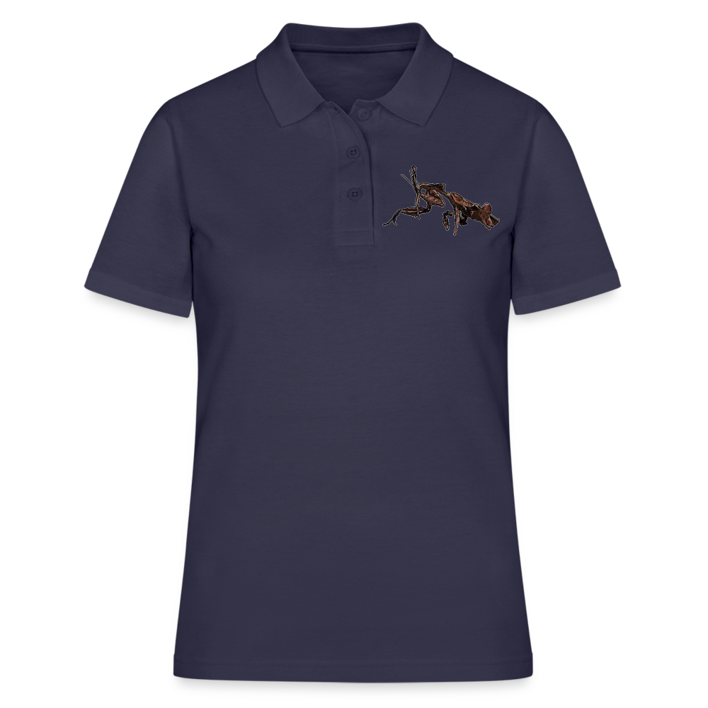 Frauen Polo Shirt Phyllocrania paradoxa female 2 - Navy