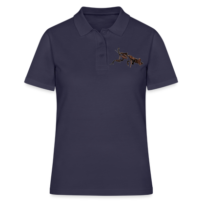Frauen Polo Shirt Phyllocrania paradoxa female 2 - Navy