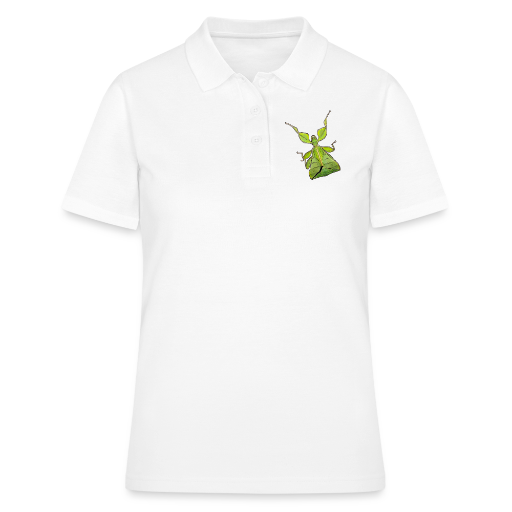 Frauen Polo Shirt Phyllium philippinicum female - weiß