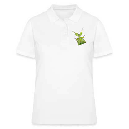 Frauen Polo Shirt Phyllium philippinicum female - weiß
